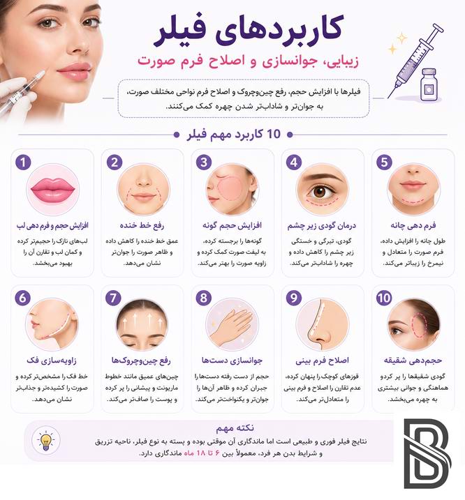 کاربرد فیلر اینفوگرافی
